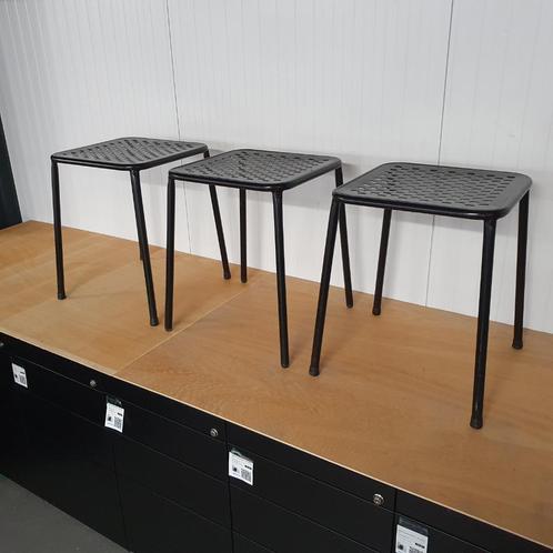 3x Metalen krukken - zwart - 50 cm zithoogte, Huis en Inrichting, Krukjes, Nieuw, Ophalen of Verzenden