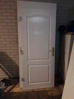 witte houten paneel binnendeur stomp linksdraaiend, Ophalen, 80 tot 100 cm, Binnendeur, Minder dan 200 cm