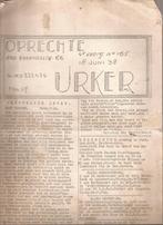 Urk OPRECHTE URKER. 4e Jrg no 165. Gestencild nieuws- en adv, Ophalen of Verzenden, 20e eeuw of later, Gelezen