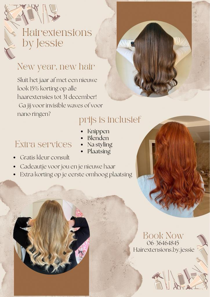 Haar Extensions met Korting!, Sieraden, Tassen en Uiterlijk, Uiterlijk | Haarverzorging, Nieuw, Pruik of Haarverlenging, Ophalen of Verzenden