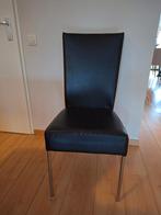 Zwarte stoelen, Huis en Inrichting, Stoelen, Ophalen, Gebruikt, Zwart, Twee