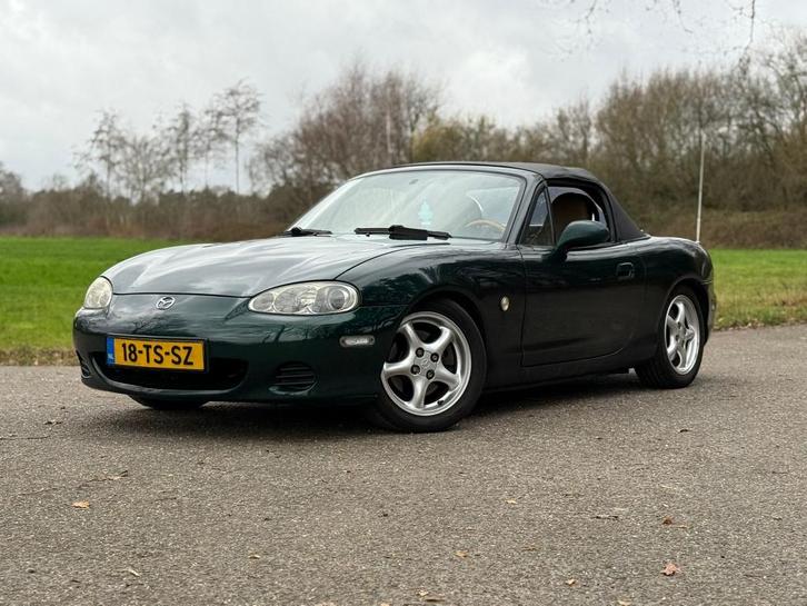Mazda MX-5 uit 2001 | 1.8L SVT | VERLAAGD, Auto's, Mazda, Bedrijf, MX-5, ABS, Airbags, Centrale vergrendeling, Elektrische buitenspiegels