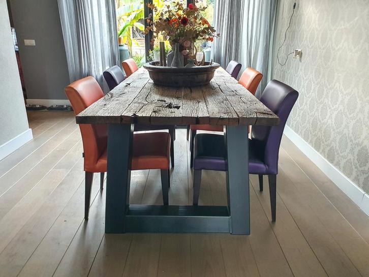 6 stoelen van Vervoort.   Z.G.A.N, Huis en Inrichting, Stoelen, Zo goed als nieuw, Ophalen
