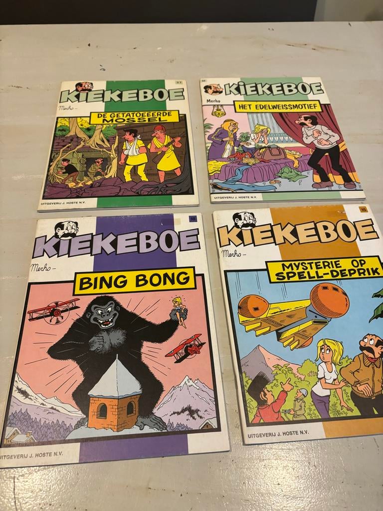 Kiekeboe strip, Meerdere stripboeken, Ophalen of Verzenden, Gelezen
