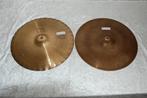 Paiste 2002 black soundedge hihats 987/1051gr  14 inch, Ophalen of Verzenden, Gebruikt, Drums of Percussie