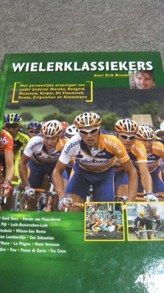 Wielerklassiekers door Erik Breukink sportboek, Boeken, Sportboeken, Zo goed als nieuw, Lopen en Fietsen, Ophalen of Verzenden