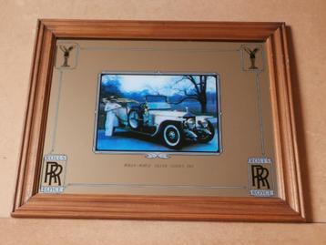 Reclame spiegel Rolls-Royce RR auto barspiegel Garage 65x53 beschikbaar voor biedingen