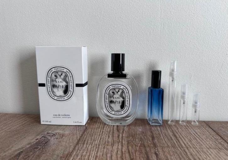 Diptyque L’Eau Papier - Samples/Testers/Decants Goedkoop!, Sieraden, Tassen en Uiterlijk, Uiterlijk | Parfum, Nieuw, Verzenden