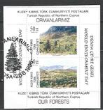 Turks Cyprus-3, Verzenden, Overige landen, Gestempeld