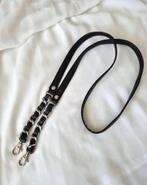 Black Bag Strap with Chain, Faux Leather, Ophalen of Verzenden, Gebruikt, Zwart, Overige merken