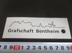 sticker zwart transparant grafschaft bentheim *, Ophalen, Zo goed als nieuw, Bedrijf of Vereniging