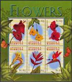 Aanbieding 2000 Antigua & Barbuda Flora Bloemen, Ophalen of Verzenden, Postfris, Dier of Natuur