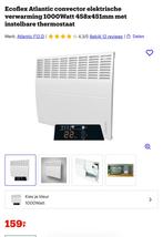Electrische wand kachel 1000W, Huis en Inrichting, Kachels, Ophalen of Verzenden, Zo goed als nieuw, Elektrisch, Overige soorten