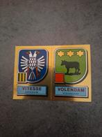Panini sticker Voetbal 82. Emblemen Vitesse/Volendam., Verzenden, Zo goed als nieuw, Sticker