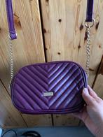 Mooie dames schouder/crossbody tas (nr.24 D4), Ophalen of Verzenden, Zo goed als nieuw, Paars, Schoudertasje