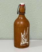 Stenen kruik beugel Sint Pieter Puurs stoneware bier fles, Ophalen of Verzenden, Zo goed als nieuw, Flesje(s), Overige merken