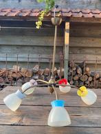 Vintage meerkleurige hanglamp/plafondlamp.h, Ophalen of Verzenden, Zo goed als nieuw