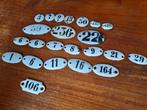 Antieke emaille nummertjes ,nummers, Antiek en Kunst, Antiek | Emaille, Ophalen of Verzenden