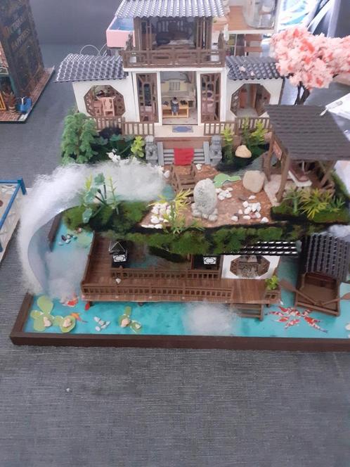 hout miniatuur, Hobby en Vrije tijd, Modelbouw | Figuren en Diorama's, Zo goed als nieuw, 1:50 of kleiner, Ophalen