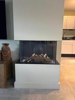 Gashaard Calfire driezijdig, Ophalen, Vrijstaande haard, Houthaard