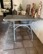 Franse brocante tuin tafel, Tuin en Terras, Ophalen, Zo goed als nieuw, Rechthoekig, Hout