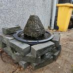 Betonnen Waterval met Stenen Decoratie & Pomp, Tuin en Terras, Waterpartijen en Fonteinen, Ophalen, Gebruikt, Beton, Waterval