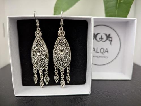 Bloem & Zon oorbellen, Sieraden, Tassen en Uiterlijk, Oorbellen, Nieuw, Hangers, Overige materialen, Zilver, Verzenden