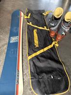 Nitro racer hardboot snowboard 158, stepin binding&schoenen, Ophalen, Gebruikt, Board
