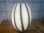 Zebra glas lamp 30 hoog vaste prijs 59 euro, Ophalen of Verzenden, Zo goed als nieuw, Glas, Minder dan 50 cm