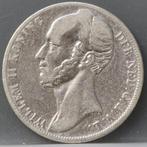 Zilveren 1 gulden 1845 A - Willem 2, Zilver, 1 gulden, Koning Willem II, Losse munt