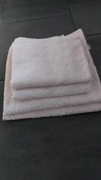 Set van 4 handdoeken - heel zachte zalmkleur, Ophalen of Verzenden, Gebruikt, Overige kleuren, Handdoek