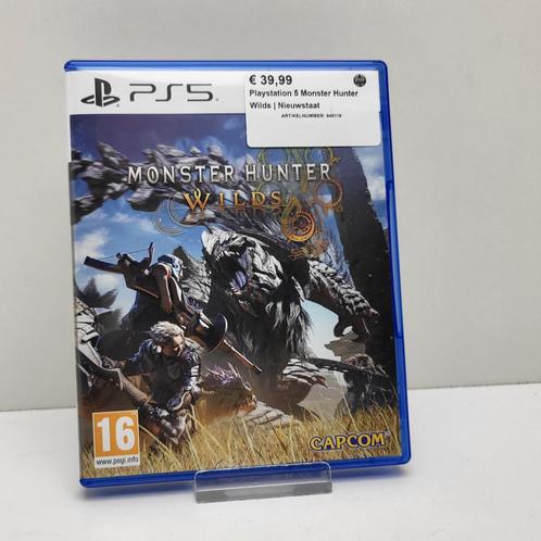 Playstation 5 Monster Hunter Wilds | Nieuwstaat, Spelcomputers en Games, Games | Sony PlayStation 5, Zo goed als nieuw