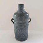 Kruik vaas - Blauw keramiek - 18 cm hoog, Blauw, Aardewerk of Porselein, Ophalen of Verzenden, Zo goed als nieuw