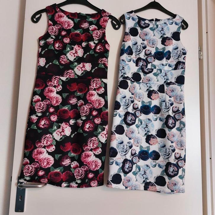 2 Damesjurken maat S maat 36 (zgan), Kleding | Dames, Jurken, Zo goed als nieuw, Maat 36 (S), Ophalen of Verzenden