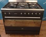 SMEG Fornuis 6 pits 90cm breed, Ophalen, Gebruikt, Gas, 90 tot 95 cm