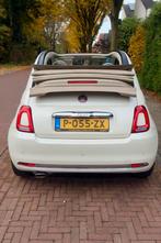 Fiat 500c 1.2 AUTOMAAT 2016 *CABRIO*Parelmoer-Wit* KM 72.000, Auto's, Stof, 1242 cc, 4 cilinders, Wit