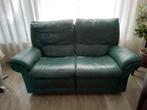 Leren bank, 2 x 2 1/2 zits, 2 x relax, Natuzzi, Huis en Inrichting, Ophalen, Gebruikt, 75 tot 100 cm