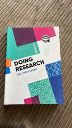 Nel Verhoeven - Doing research - 6e editie, Nel Verhoeven, Ophalen of Verzenden, Zo goed als nieuw