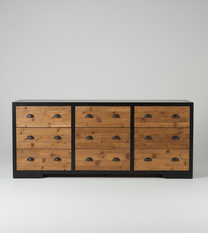 Industriële Kast - Stoer & Stijlvol!, Huis en Inrichting, Kasten | Dressoirs, Gebruikt, 150 tot 200 cm, 50 tot 75 cm, Met lade(s)