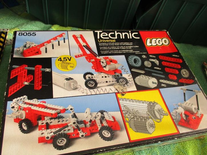 lego technic Set 8055 Universele bouwset met motor, Kinderen en Baby's, Speelgoed | Duplo en Lego, Gebruikt, Lego, Complete set