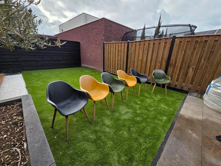 6 Kuipstoelen voor buiten - Gebruikt, Tuin en Terras, Tuinstoelen, Gebruikt, Ophalen