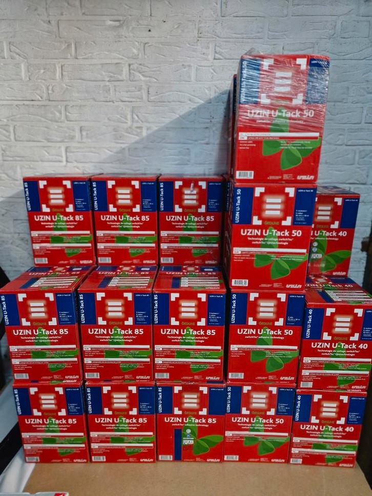Uzin U-Tack dozen dubbelzijdig tape - 25/40/50/85, Doe-het-zelf en Verbouw, Vloerdelen en Plavuizen, Nieuw, Overige typen, Overige materialen
