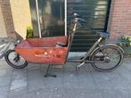 Bakfiets cargobike long (mat grijs) electrisch, Fietsen en Brommers, Fietsen | Bakfietsen, Gebruikt, Elektrisch, 2 kinderen, Ophalen