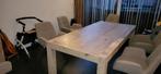Eettafel, Huis en Inrichting, Tafels | Eettafels, Ophalen, Gebruikt, 50 tot 100 cm, Vijf personen of meer