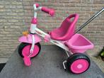 Kettler roze driewieler met duwstang en zandbak achterop, Ophalen, Gebruikt, Kettler, Duwstang