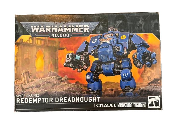 Warhammer 40K Space Marine Redemptor Dreadnought, Hobby en Vrije tijd, Wargaming, Zo goed als nieuw, Warhammer, Ophalen of Verzenden