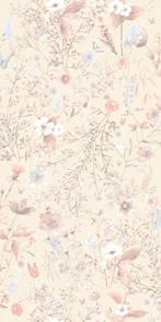 Poespas vlies behang Vintage Flower roze bloemen 10 rollen, Ophalen of Verzenden, Roze