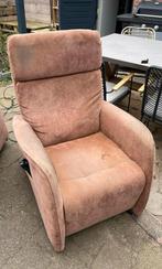 Relax fauteuil meerdere standen hoog en laag model, Ophalen of Verzenden, Gebruikt, Leer, 50 tot 75 cm