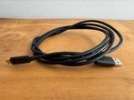 Kabel USB A naar USB C zwart 1.80 meter, Computers en Software, Pc- en Netwerkkabels, Ophalen of Verzenden, Zo goed als nieuw