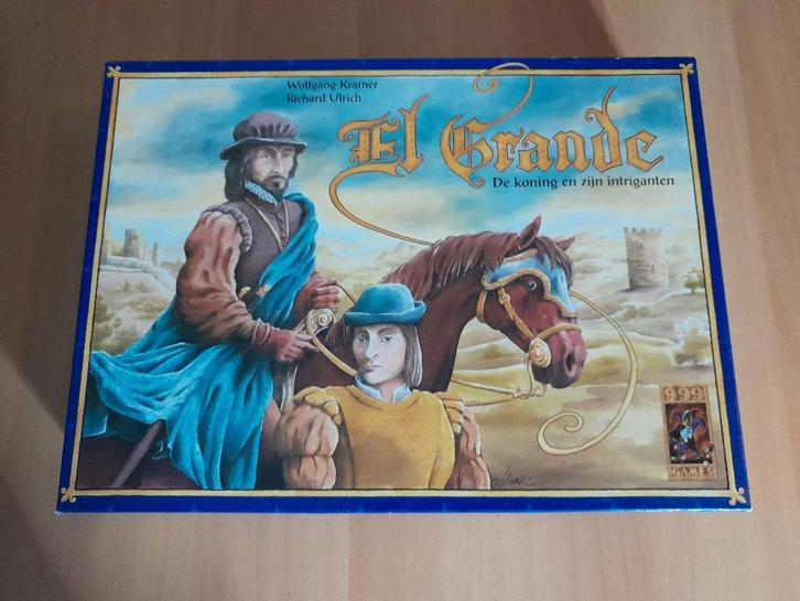 El Grande spel van 999 Games ( zgan ) 1e versie, Hobby en Vrije tijd, Gezelschapsspellen | Bordspellen, Zo goed als nieuw, Een of twee spelers